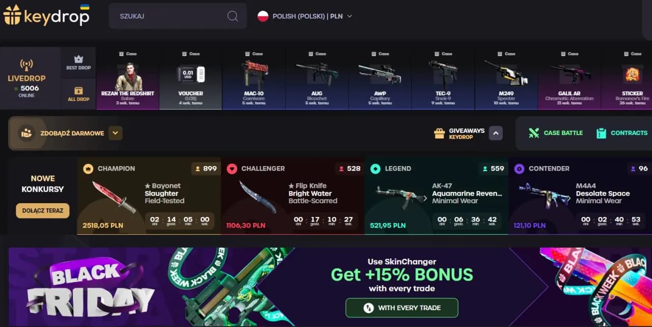 Jak wpłacić skiny na Key-Drop i uniknąć najczęstszych błędów