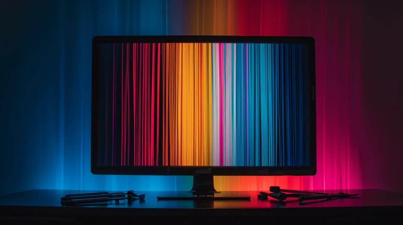 Pasy na monitorze: Jak naprawić? 5 skutecznych metod