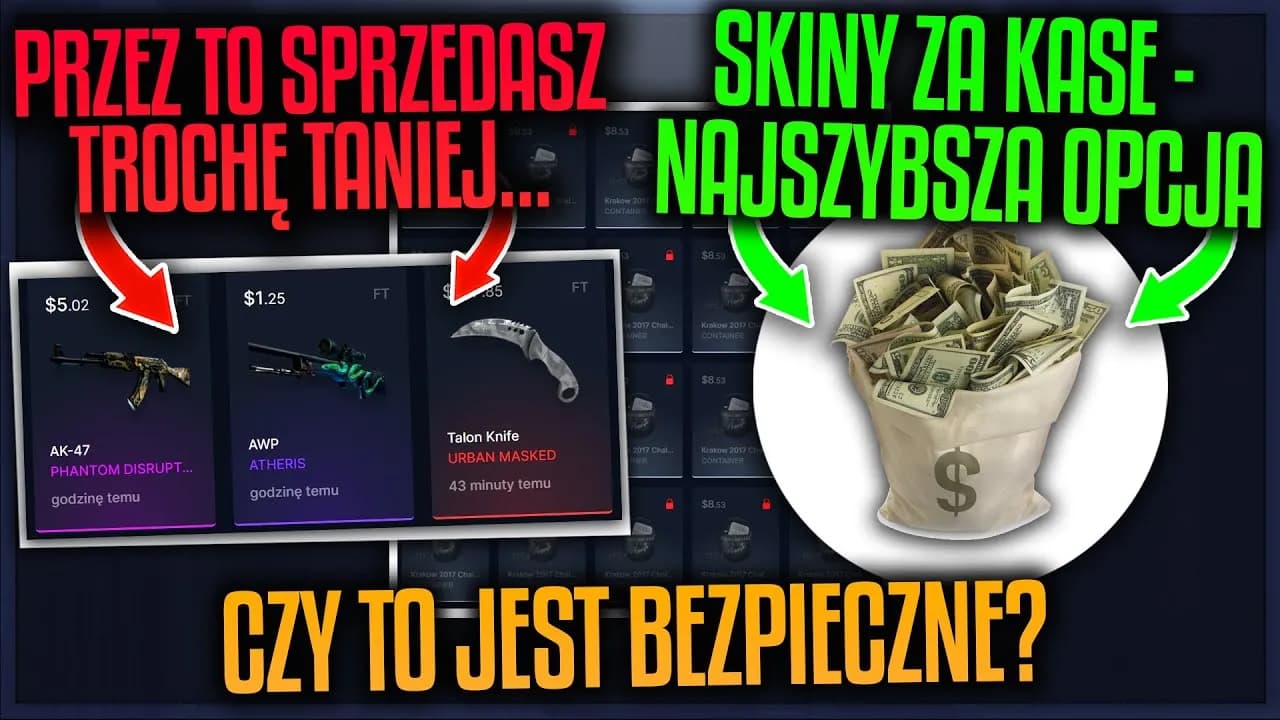 Jak wymienić skiny na pieniądze i uniknąć oszustw w sprzedaży