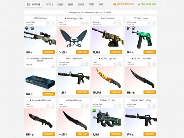 Gdzie kupić skiny CS:GO bezpiecznie i tanio? Sprawdź najlepsze opcje!